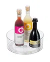 Oggi 9" High Wall Lazy Susan Rotating Organizer For Kitchen In Clear