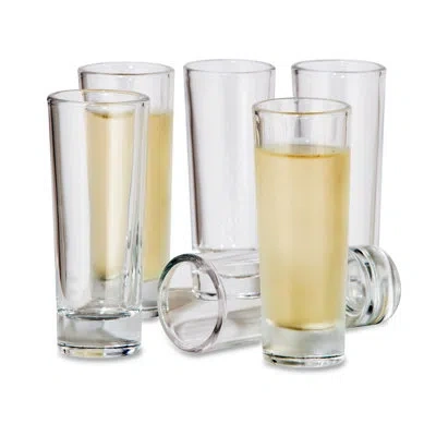 Oggi Barware 6 Piece 2 oz Glass Shot Glassset In Clear