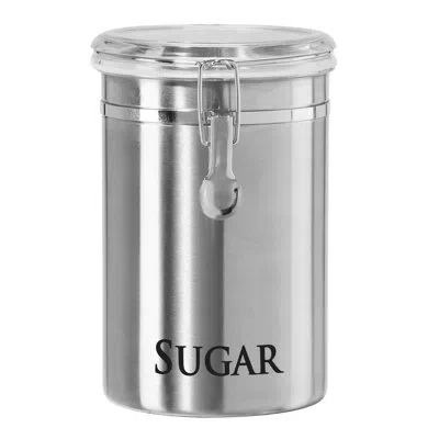 Oggi Brew 1.97 Qt. Sugar Jar In Silver