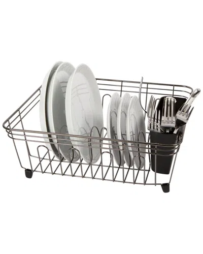 Oggi Compact Dish Drain With Utensil Caddy