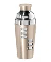Oggi Dial A Drink 23oz Stainless Steel Cocktail Shaker In Gold