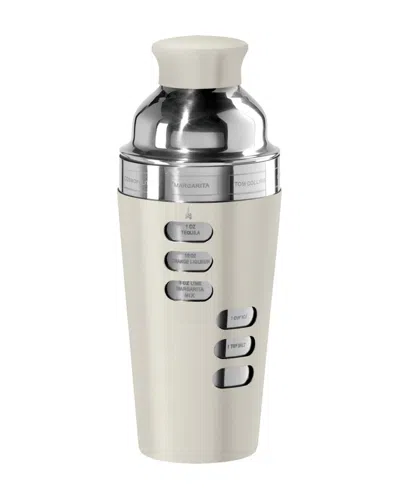 Oggi Dial A Drink 23oz Stainless Steel Cocktail Shaker In Warm Gray