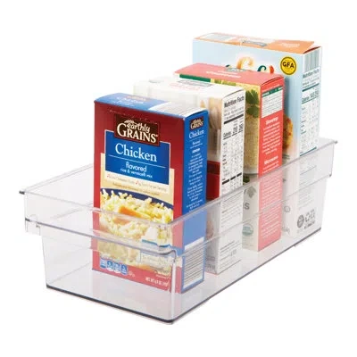 Oggi Easi-grab Storage Bin 12 X 6 X 3.75" In Clear