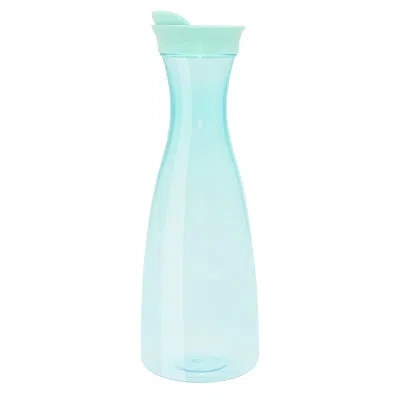Oggi Juice Jar W/ Flip-open Lid (1.6 Lt, 54 Oz) - Aqua Tint In Teal