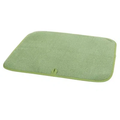 Oggi Microfiber Drying Mat 16x18 - Gray In Green