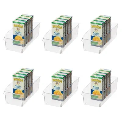 Oggi Neat 6 Container Food Storage Set In Clear