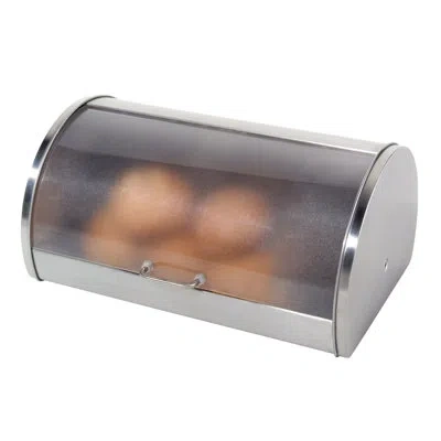 Oggi Neat Bread Box With Frosted Lid In Gray