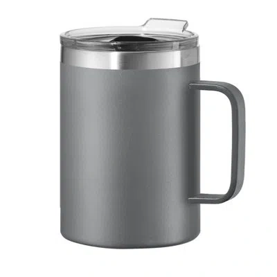 Oggi Refresh Thermomug Vacuum Insulated Tumbler (420 Ml, 14 Oz) In Gray