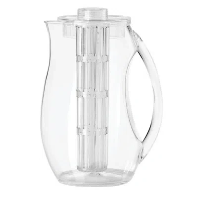 Oggi Serve Clear Pitcher W/ Infuser Tube (3 Lt, 102 Oz)