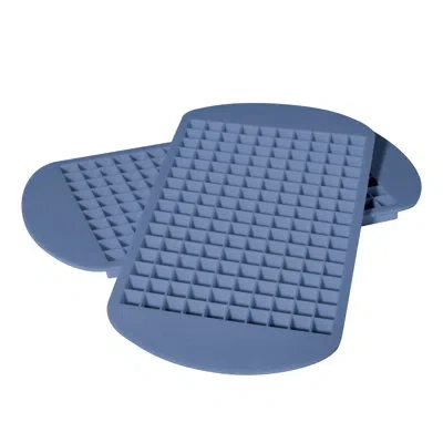 Oggi Set Of 2 Crushed Ice Trays - Blue