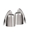 Oggi Set Of 2, Stainless Steel Bottle Stopper In Stainless Steel