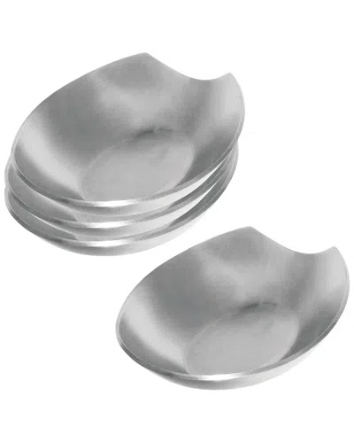 Oggi Set Of 4 Spooner Stainless Steel Spoon Rests