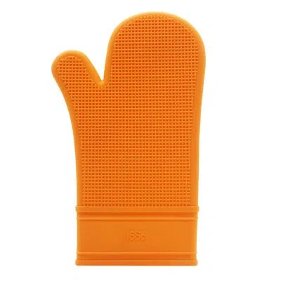 Oggi Silicone Oven Mitt - Crème In Orange