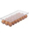 Oggi 21 Egg Tray Stackable Covered Egg Holder In Transparent