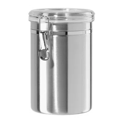 Oggi Stainless Steel Clamp Canister W/ Clear Lid