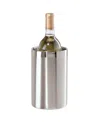 Oggi Stainless Steel Double Wall Wine Cooler In Stainless Steel