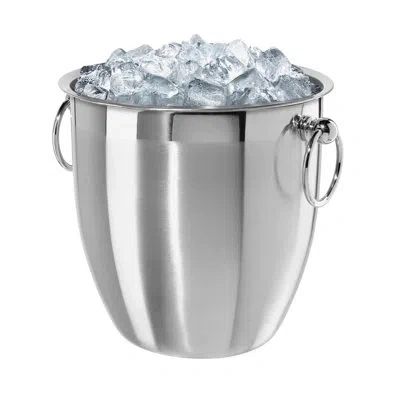 Oggi Stainless Steel Ice Bucket (3 Lt) In Silver