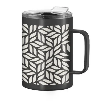 Oggi Thermomug Vacuum Insulated Tumbler (420 Ml, 14 Oz) In Black