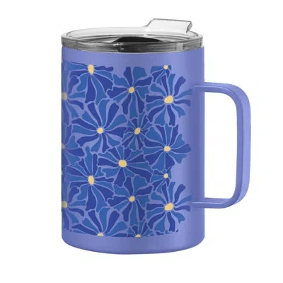 Oggi Thermomug Vacuum Insulated Tumbler (420 Ml, 14 Oz) In Blue
