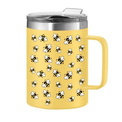 Oggi Thermomug Vacuum Insulated Tumbler (420 Ml, 14 Oz) In Yellow