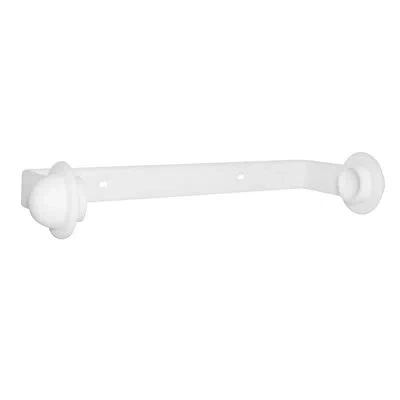 Oggi Wallmounted Paper Tower Holder - 13 X 2.25 X 4.75 Inches In White