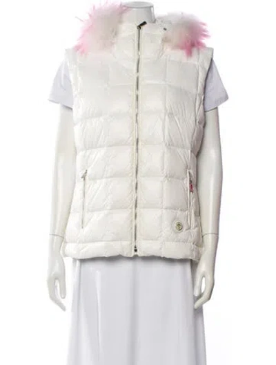 Pre-owned Ogier Nylon Down Coat In White