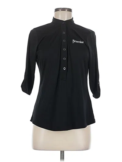 Pre-owned Ogio Long Sleeve Polo Shirt In Black