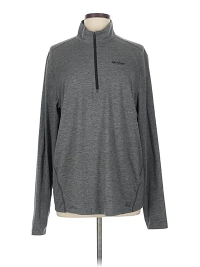 Pre-owned Ogio Long Sleeve Top Gray Turtleneck Tops