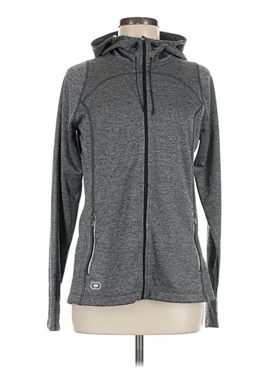Pre-owned Ogio Zip Up Hoodie In Gray