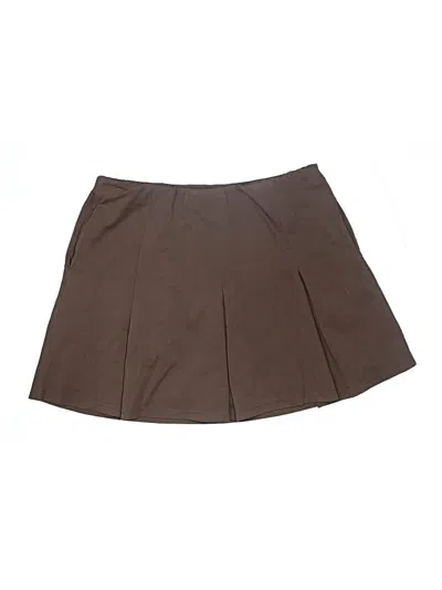 Pre-owned Ogl Casual Skirt In Brown