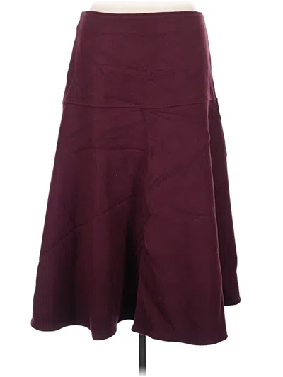 Pre-owned Ogl Casual Skirt In Burgundy
