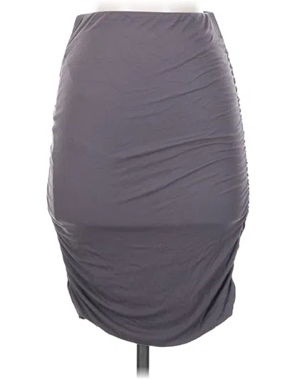 Pre-owned Ogl Casual Skirt In Gray