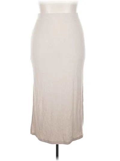 Pre-owned Ogl Casual Skirt In Ivory