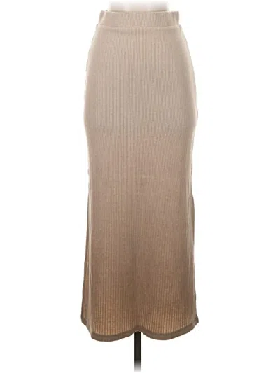 Pre-owned Ogl Casual Skirt In Tan