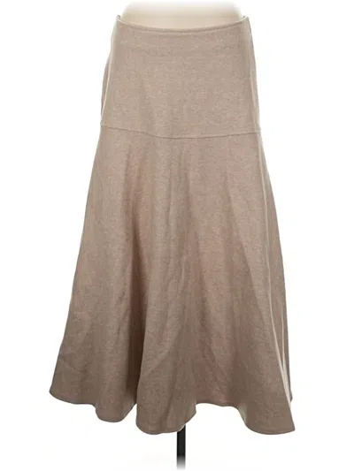 Pre-owned Ogl Casual Skirt In Tan