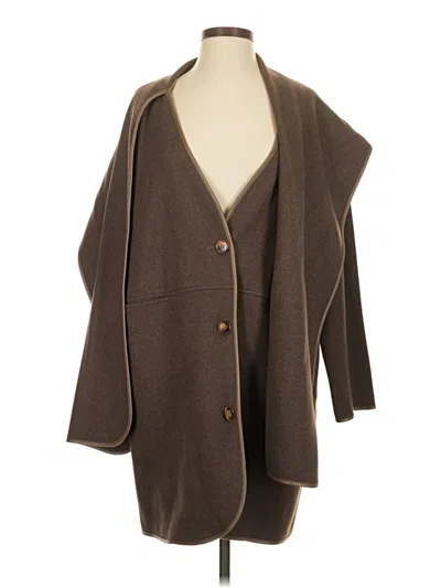 Pre-owned Ogl Coat In Brown