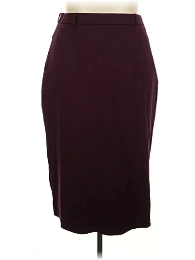 Pre-owned Ogl Formal Skirt In Burgundy