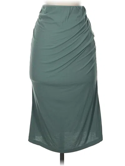 Pre-owned Ogl Formal Skirt In Teal