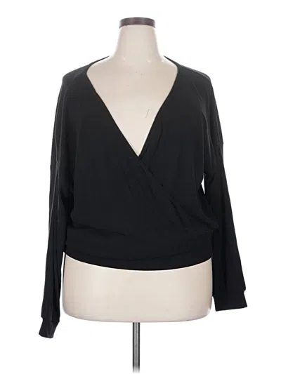 Pre-owned Ogl Long Sleeve Blouse In Black