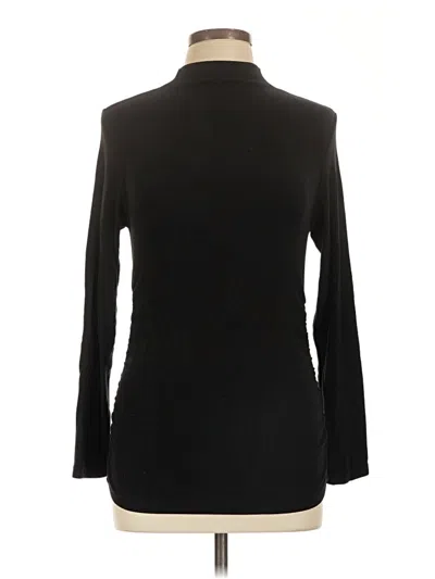 Pre-owned Ogl Long Sleeve Top Black Turtleneck Tops