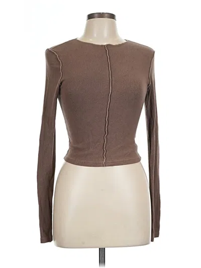 Pre-owned Ogl Long Sleeve T-shirt In Brown