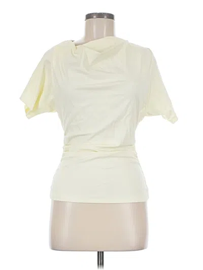 Ogl Short Sleeve Top Ivory Cowl Neck Tops