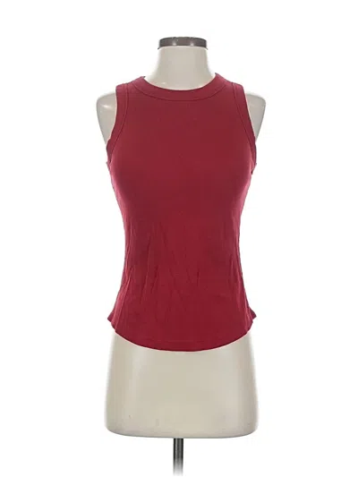 Pre-owned Ogl Sleeveless T-shirt In Burgundy