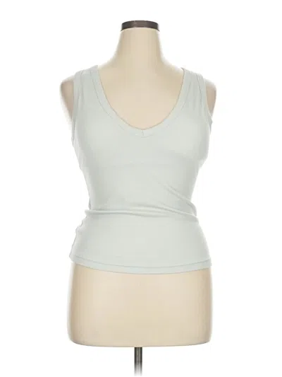 Pre-owned Ogl Sleeveless Top Green Scoop Neck Tops