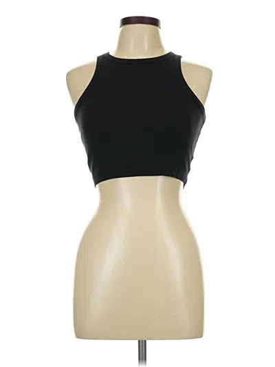 Pre-owned Ogl Tank Top Black Halter Neckline Tops