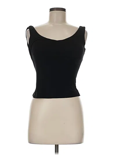Pre-owned Ogl Tank Top Black Strapless Neckline Tops