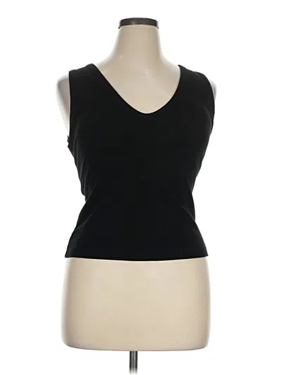 Pre-owned Ogl Tank Top Black Strapless Neckline Tops