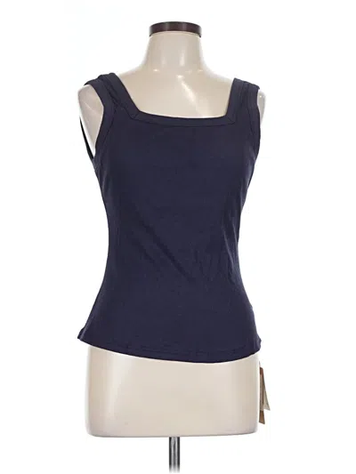 Ogl Tank Top Blue Strapless Neckline Tops