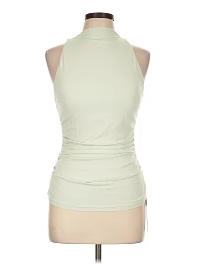 Pre-owned Ogl Tank Top Green Halter Neckline Tops