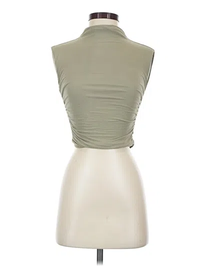 Pre-owned Ogl Tank Top Ivory Strapless Neckline Tops